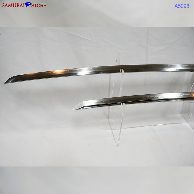 A5098 Pair of antique Daisho Katana & Wakizashi w/ Great Mountings w/ NBTHK 3 certificates