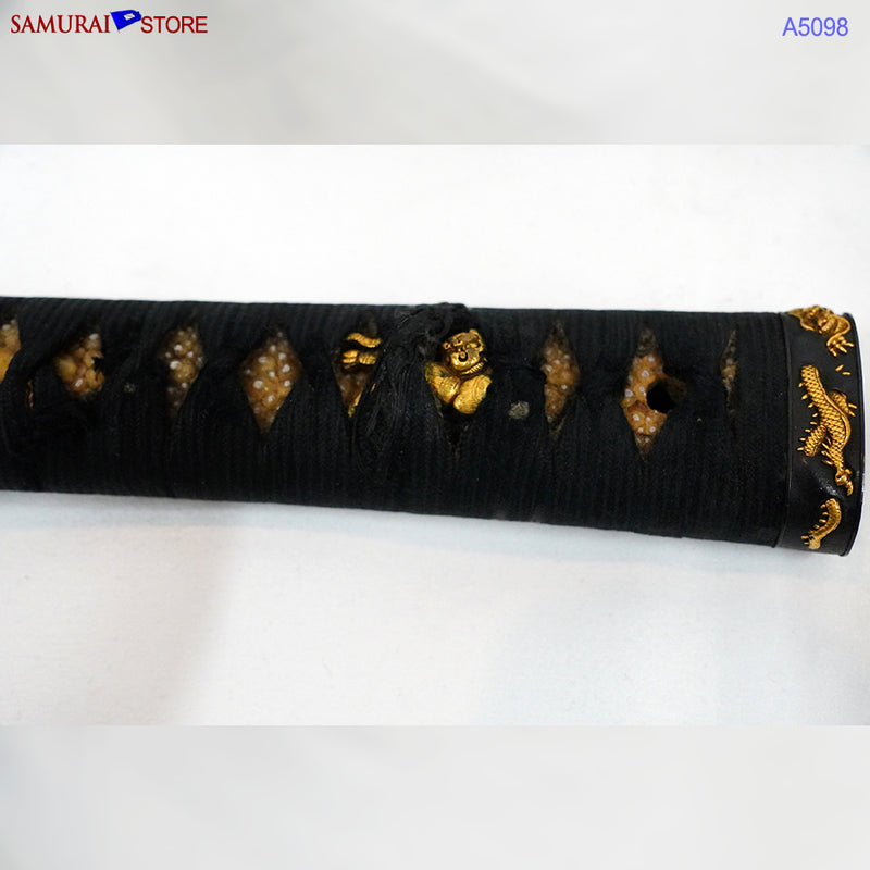 A5098 Pair of antique Daisho Katana & Wakizashi w/ Great Mountings w/ NBTHK 3 certificates