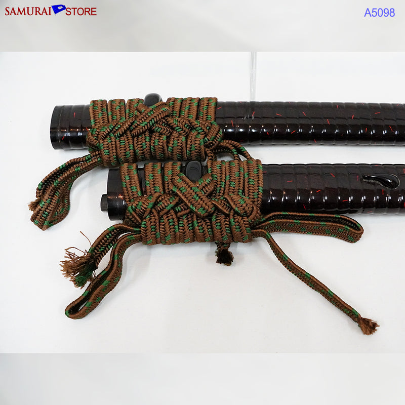 A5098 Pair of antique Daisho Katana & Wakizashi w/ Great Mountings w/ NBTHK 3 certificates