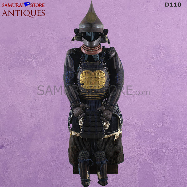 D110 Antique suit of armor Edo Period w/ Certificate
