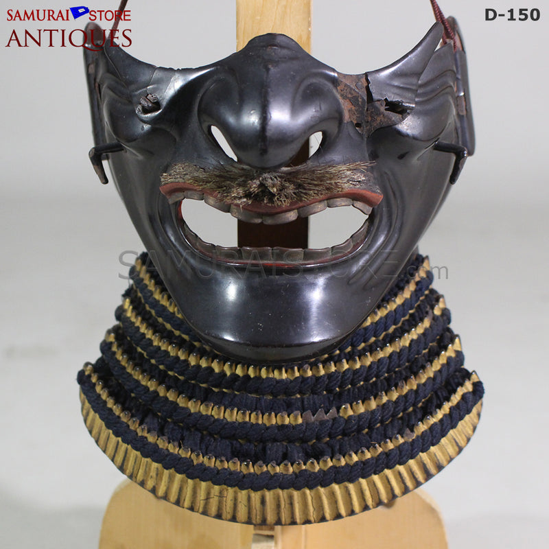D150 Antique Armor and crown-shaped Kabuto Edo Period w/ Certificate