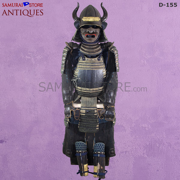 D155 Antique Armor and Acorn shaped Kabuto Edo Period w/ Certificate