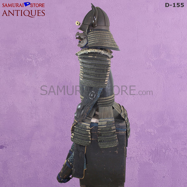 D155 Antique Armor and Acorn shaped Kabuto Edo Period w/ Certificate