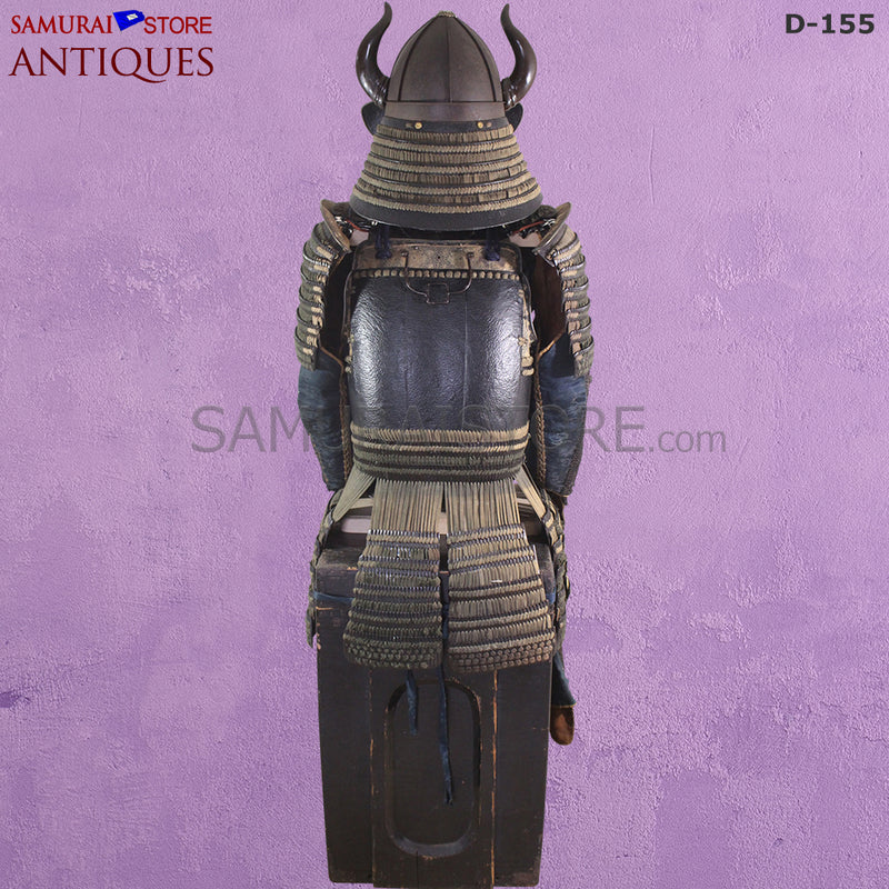 D155 Antique Armor and Acorn shaped Kabuto Edo Period w/ Certificate
