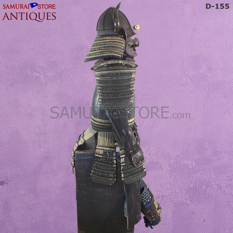 D155 Antique Armor and Acorn shaped Kabuto Edo Period w/ Certificate