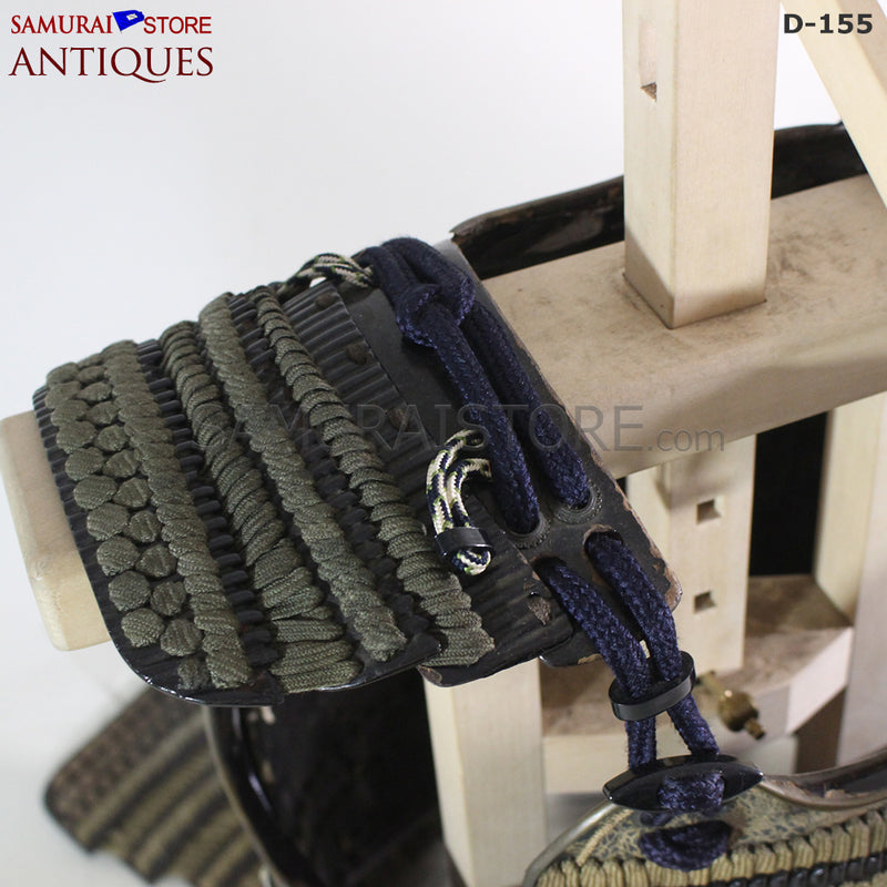 D155 Antique Armor and Acorn shaped Kabuto Edo Period w/ Certificate