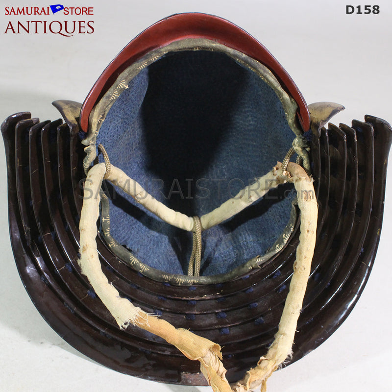 D158 Antique Armor Kabuto Edo Period w/ Certificate