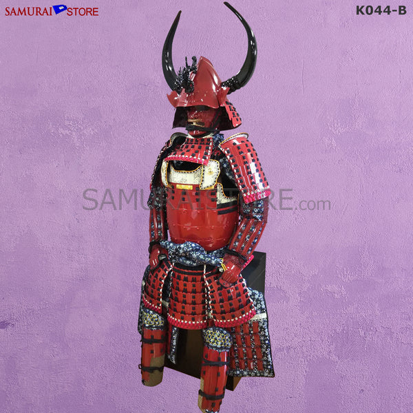 (Ready-To-Ship) K044 Red Suigyu Samurai Armor