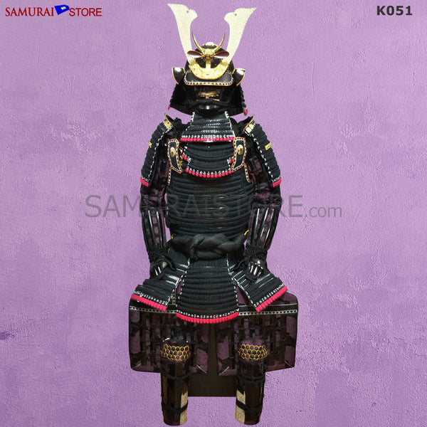 (Ready-To-Ship) K051 Black Kebiki Samurai Armor