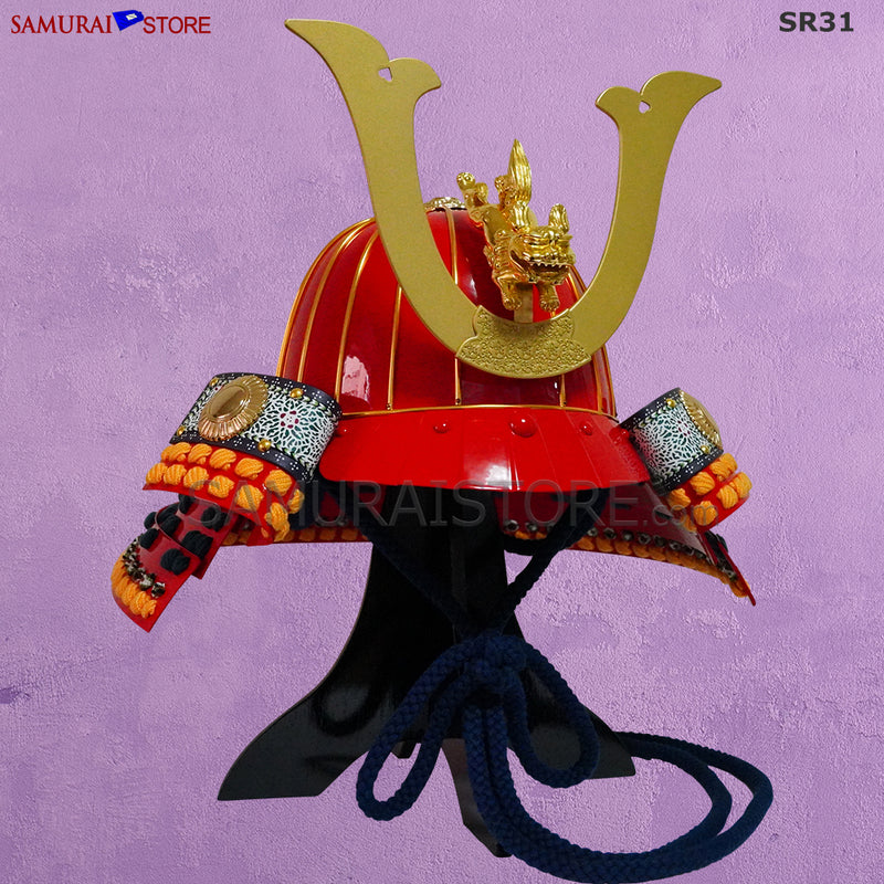 SR31 Shishi Kabuto helmet Wearable Basic Red
