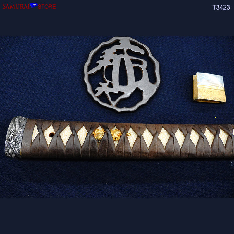 T3423 Katana Sword MASANAO in Ornate Mounting - Contemporary 1987