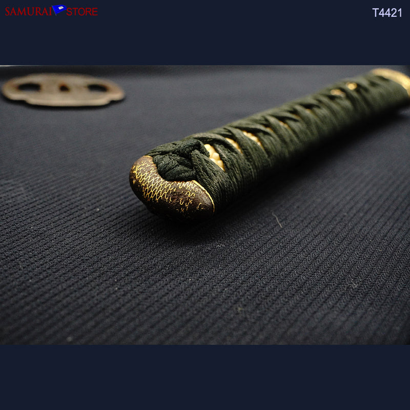 T4421 Katana Sword MASAKIYO  Ichinohira Yasuyo w/ Ornate Mountings - Antique