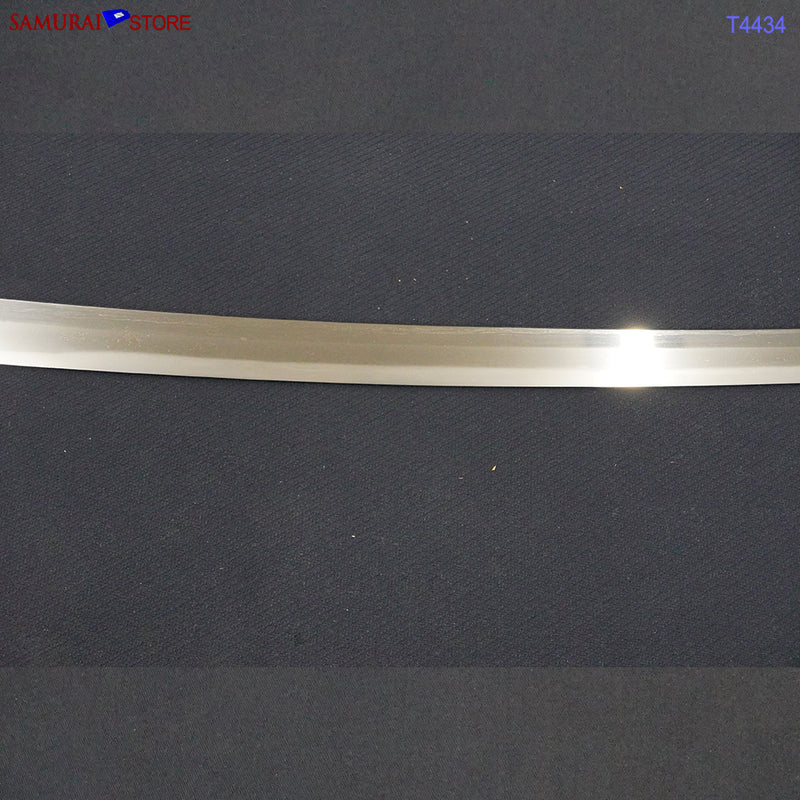 T4434 Katana Sword YOSHIMICHI w/ Red Ornate Mountings - Antique
