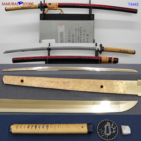T4442 Katana sword MICHIHARU - Antique NBTHK certificated Edo era