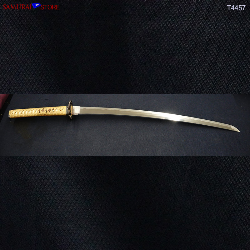 T4457 Katana Sword MORITOSHI w/ Antique Ornate Mountings NBTHK Hozon certificated
