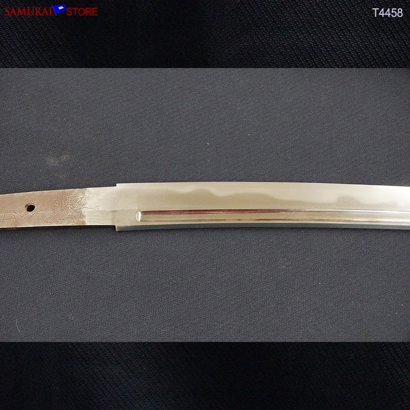 T4458 Wakizashi Sword HISAMICHI in Tachi mounting- NBTHK Tokubetsu Hozon certificated