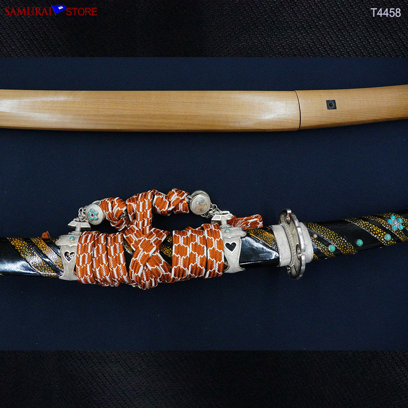 T4458 Wakizashi Sword HISAMICHI in Tachi mounting- NBTHK Tokubetsu Hozon certificated