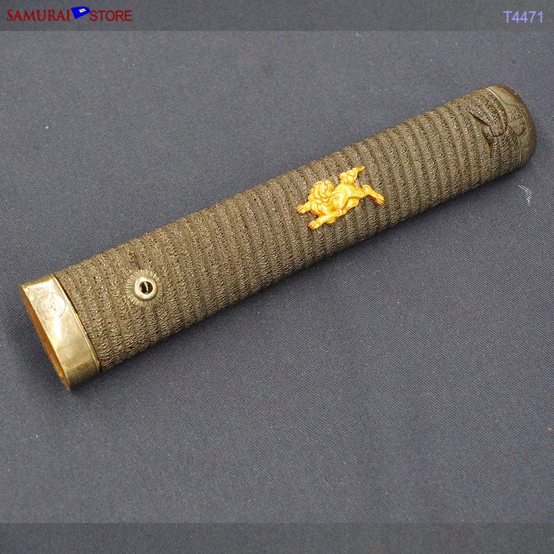 T4471 Antique Katana Sword SHIGETAKA w/ Gold hilt ornament- NBTHK certificated