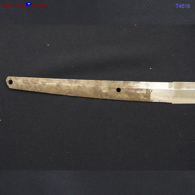 T4516 Antique Katana Sword NAGANOBU - NBTHK Hozon certificate Edo period