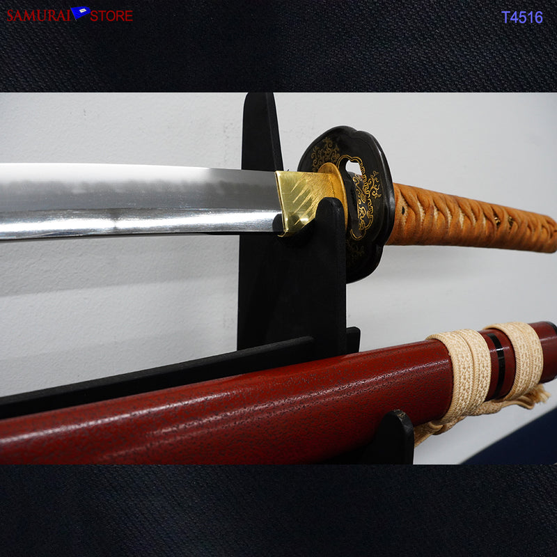 T4516 Antique Katana Sword NAGANOBU - NBTHK Hozon certificate Edo period