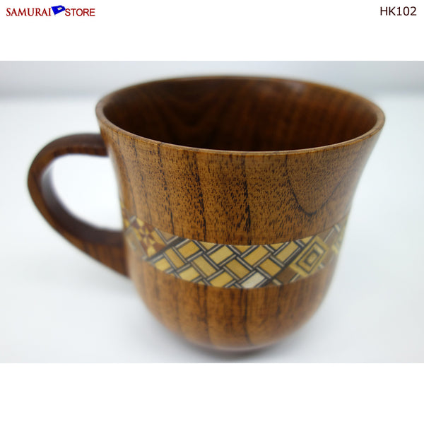 Yosegi Craft Mug Cup (HK102) - SAMURAI STORE