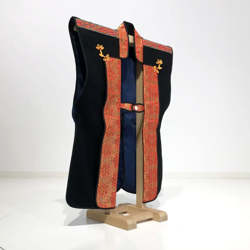 JINBAORI Surcoat Jacket Black (A) - SAMURAI STORE