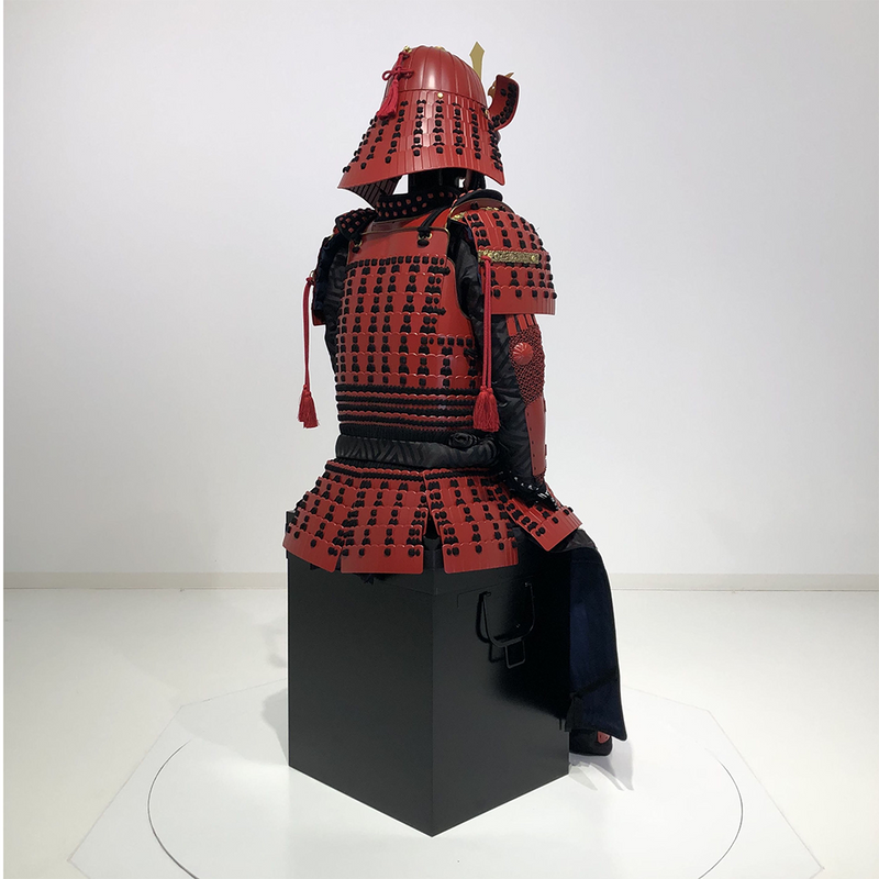L004 Red Iyozane Armor - SAMURAI STORE
