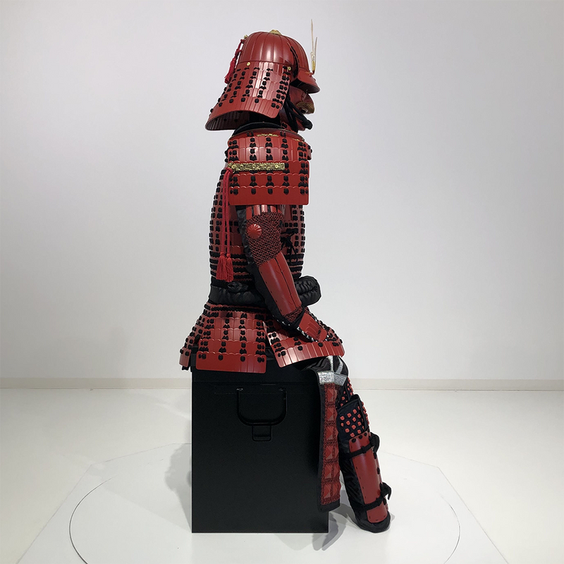 L004 Red Iyozane Armor - SAMURAI STORE