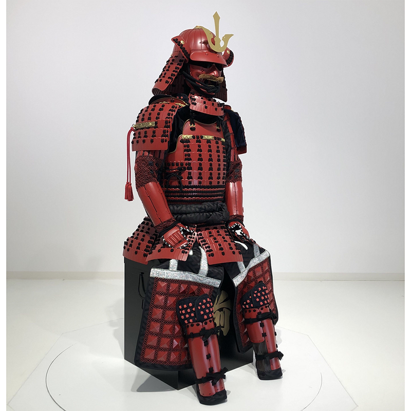 L004 Red Iyozane Armor - SAMURAI STORE