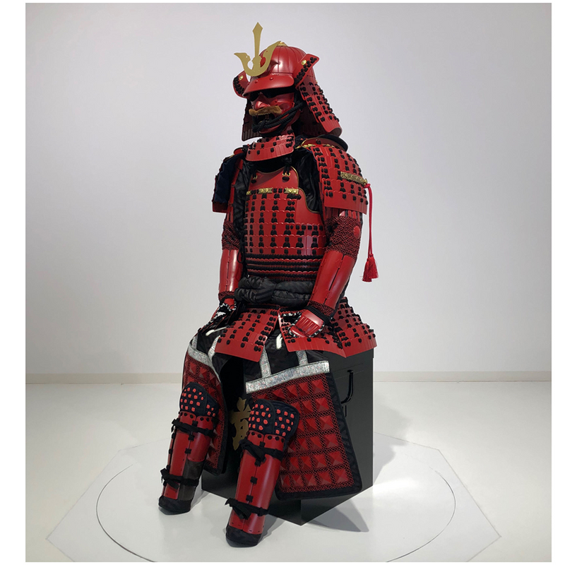 L004 Red Iyozane Armor - SAMURAI STORE