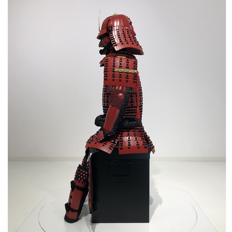 L004 Red Iyozane Armor - SAMURAI STORE