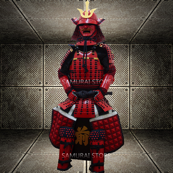 L004 Red Iyozane Armor - SAMURAI STORE