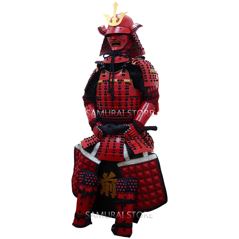 L004 Red Iyozane Armor - SAMURAI STORE