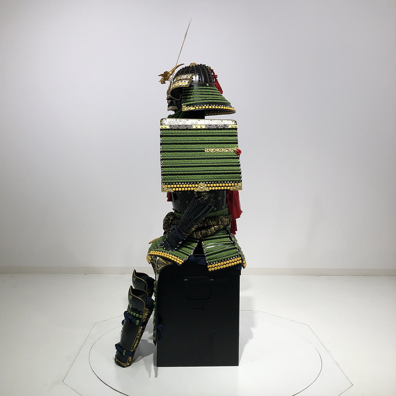 L020 Black & Green Armor YOMOGI - SAMURAI STORE
