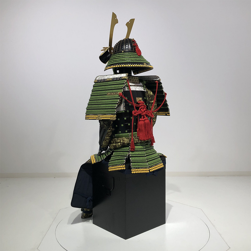 L020 Black & Green Armor YOMOGI - SAMURAI STORE
