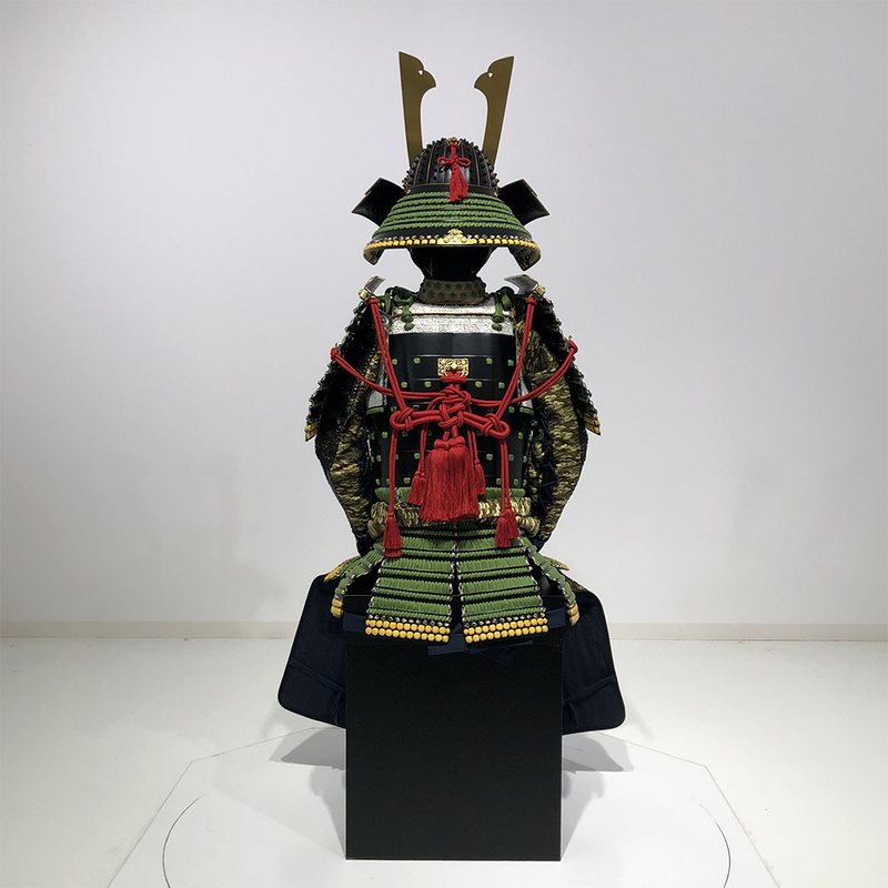 L020 Black & Green Armor YOMOGI - SAMURAI STORE