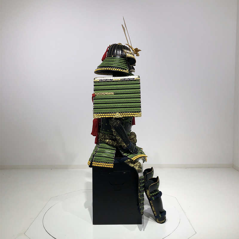 L020 Black & Green Armor YOMOGI - SAMURAI STORE