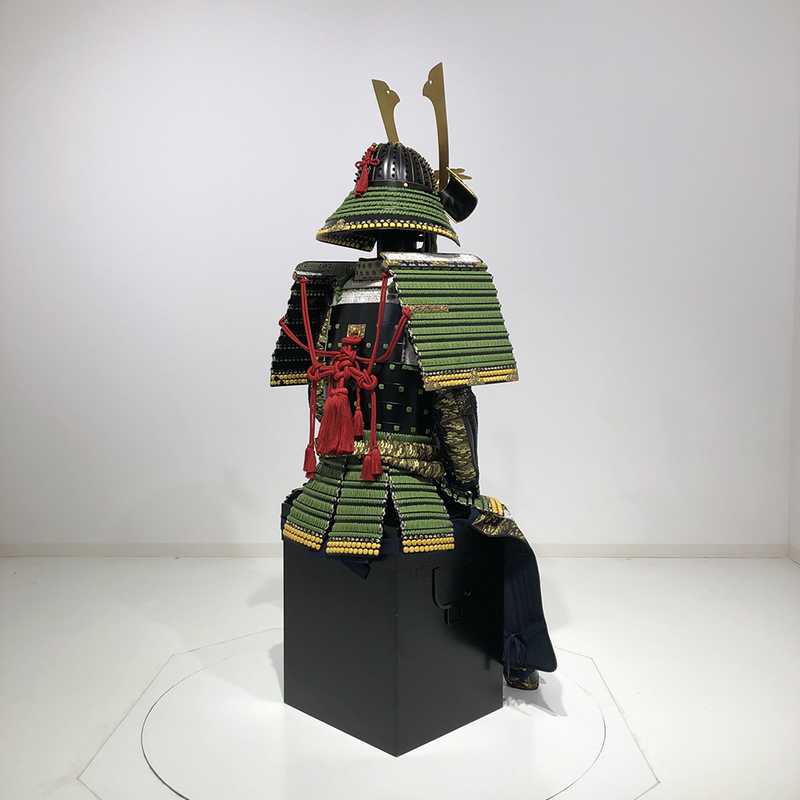 L020 Black & Green Armor YOMOGI - SAMURAI STORE