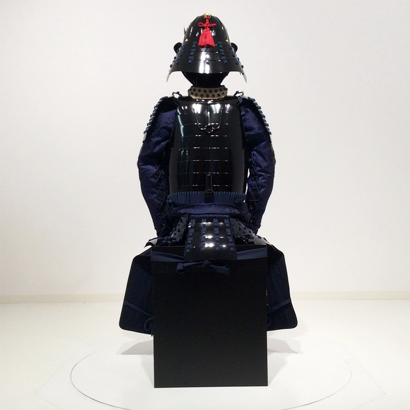 (Ready-To-Ship) L033 Black Okegawa Suit of Armor w/ Aged Finish - SAMURAI STORE