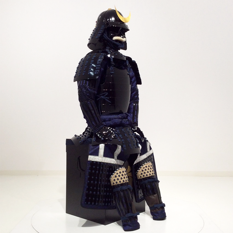 (Ready-To-Ship) L033 Black Okegawa Suit of Armor w/ Aged Finish - SAMURAI STORE