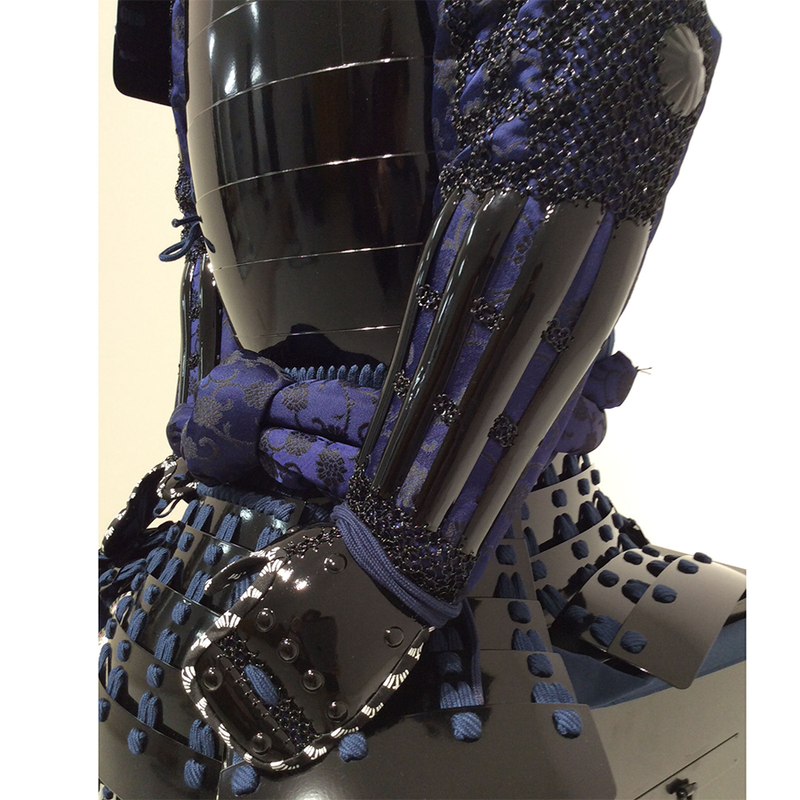 (Ready-To-Ship) L033 Black Okegawa Suit of Armor w/ Aged Finish - SAMURAI STORE