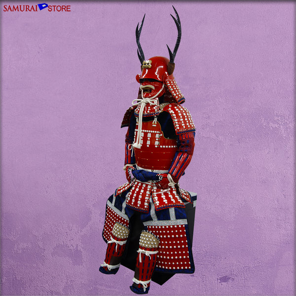 L060W Sanada Yukimura suit of armor (E) White lacing - SAMURAI STORE