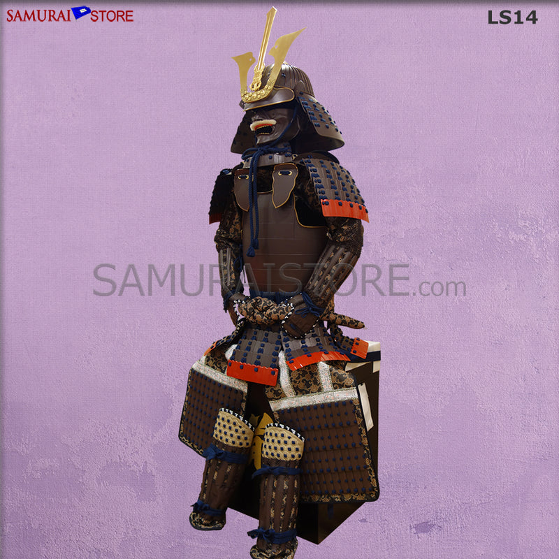 LS14 Mogami Yoshiaki Rusty Brown Armor - SAMURAI STORE