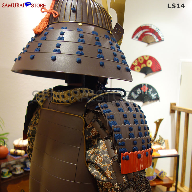LS14 Mogami Yoshiaki Rusty Brown Armor - SAMURAI STORE