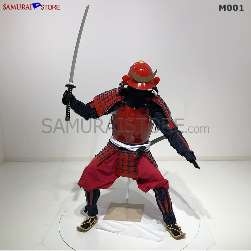 M001 Samurai Armor Warrior Complete Outfits Package RED - SAMURAI STORE