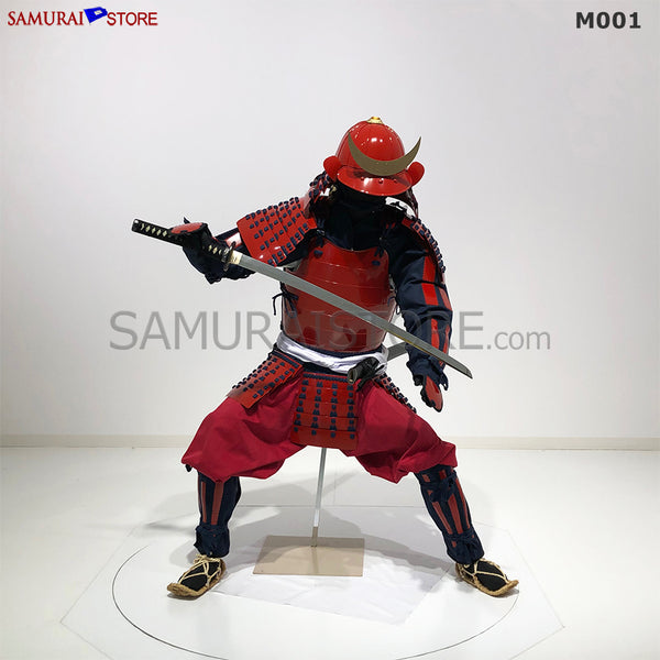 (Ready-To-Ship) M001 Samurai Warrior Complete Outfits Package RED - SAMURAI STORE