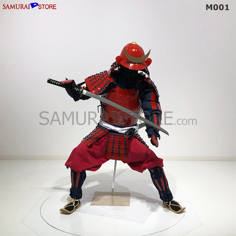 (Ready-To-Ship) M001 Samurai Warrior Complete Outfits Package RED - SAMURAI STORE