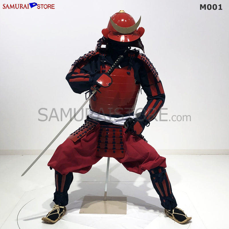 (Ready-To-Ship) M001 Samurai Warrior Complete Outfits Package RED - SAMURAI STORE