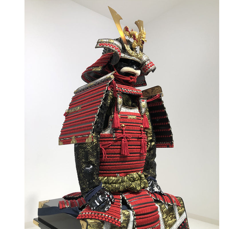 (Ready-To-Ship) N014 Luxurious Red Armor KURENAI - SAMURAI STORE