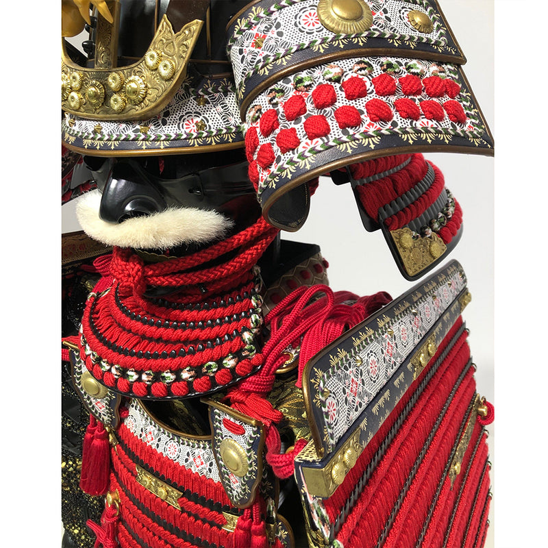 (Ready-To-Ship) N014 Luxurious Red Armor KURENAI - SAMURAI STORE